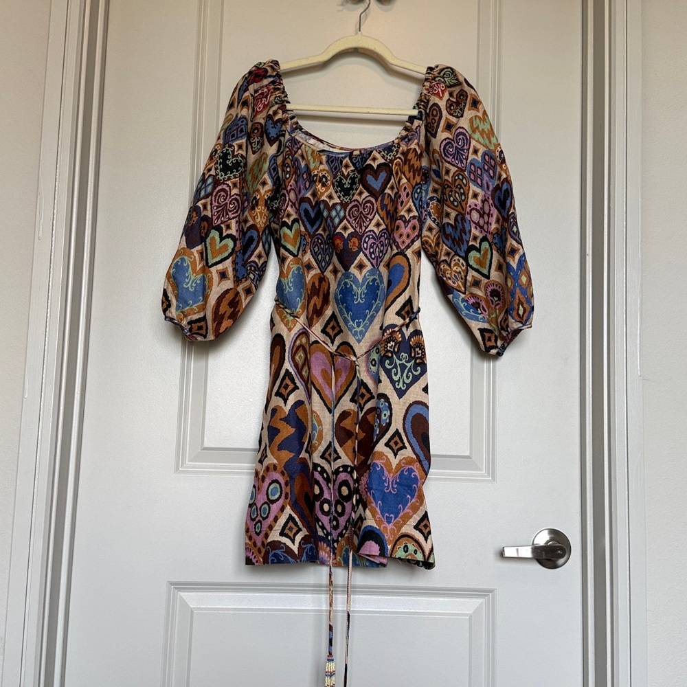 FARM Rio Colorful Heart Patterned Dress !! NEW WITH TAGS!!!
